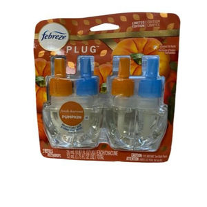 Febreze Plug Fresh Harvest Pumpkin Air Freshener Plugin Refill Limited Edition